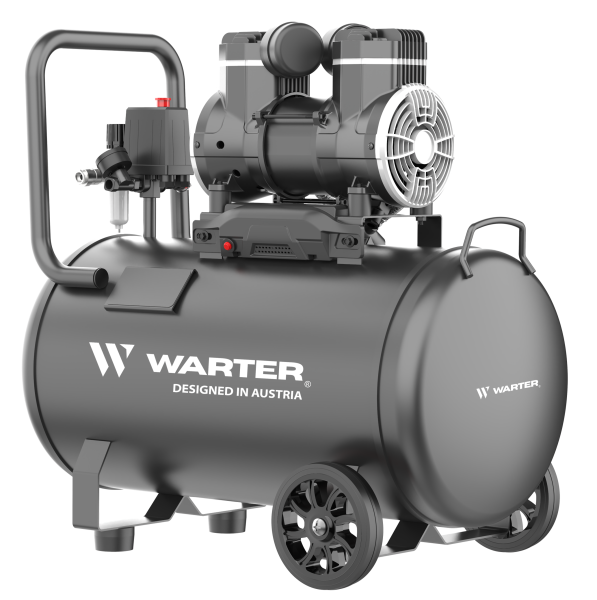 WARTER WC50 PRO 50L Flüsterkompressor Set